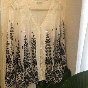 Johnny Was Eyelet Blouse | S M